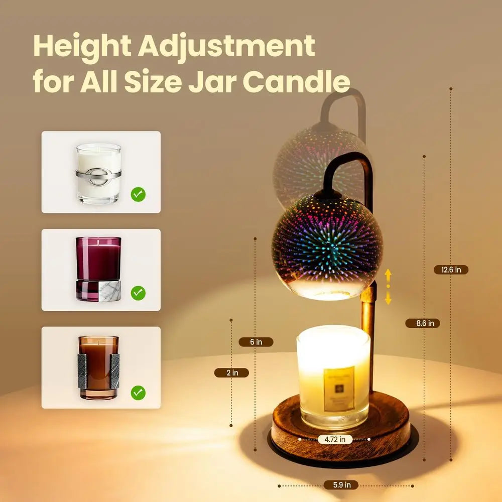 Vintage Glow Candle Warmer Lamp