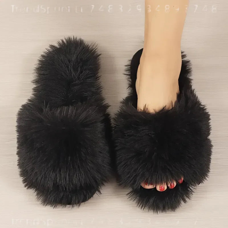 Cozy Cloud Plush House Slippers