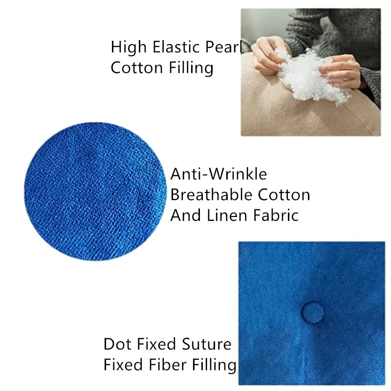 Soft Landing Round Floor Pillow