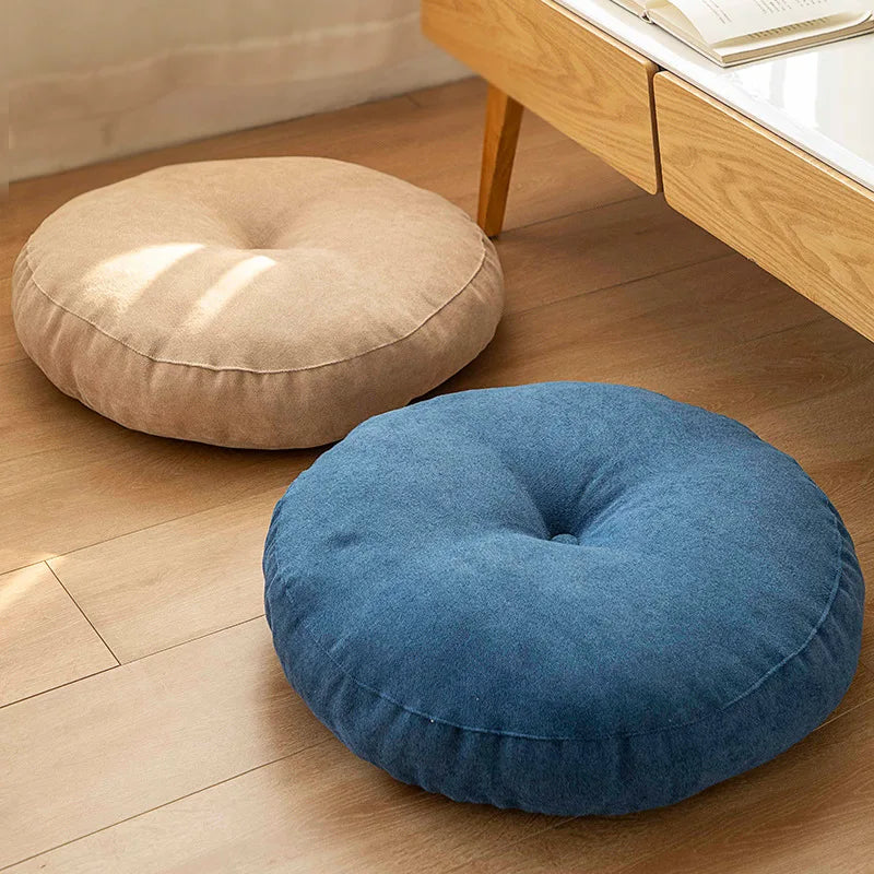 Soft Landing Round Floor Pillow