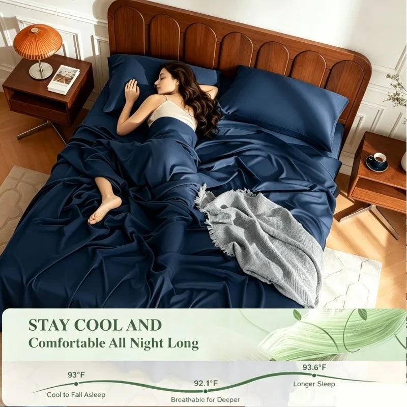 Cool-Down Silky Bedding Set