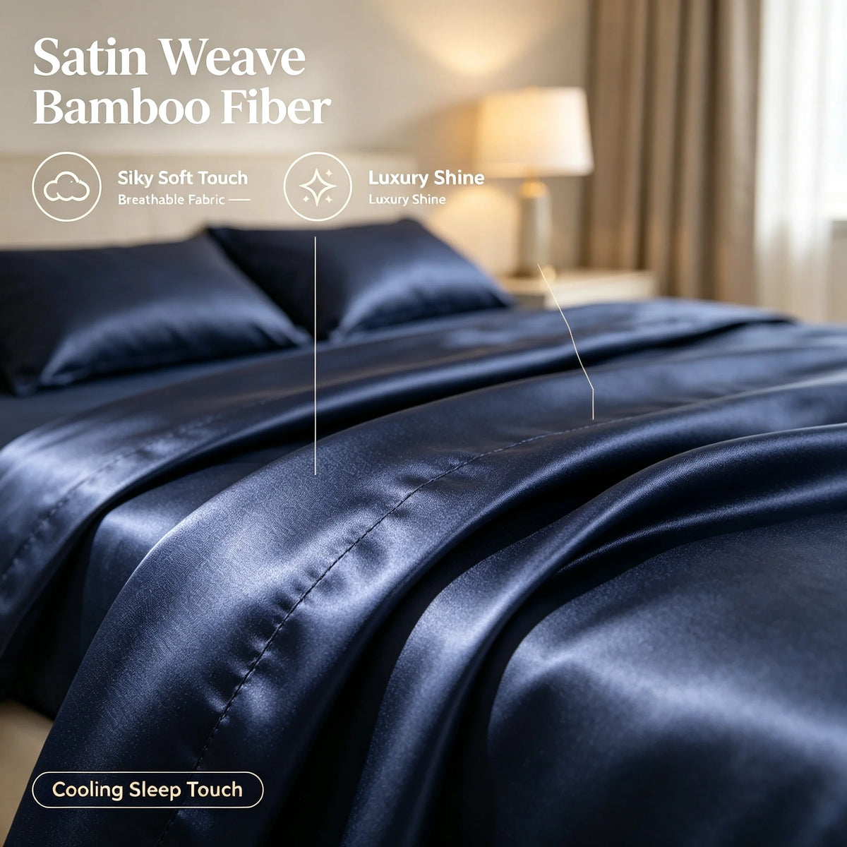 Bamboo-Soft Cooling Sheet Set