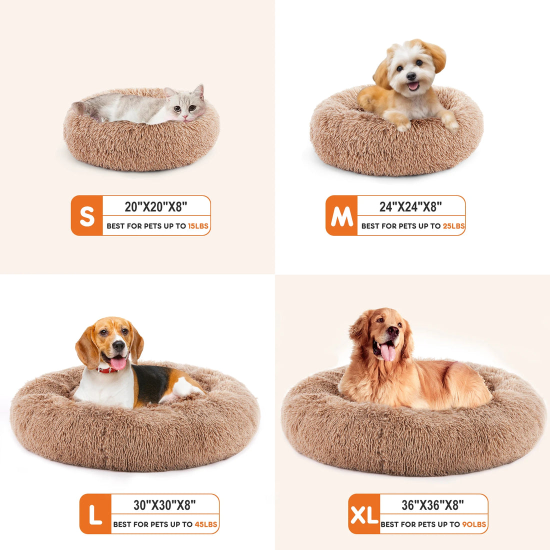 Cozy Nest Plush Pet Bed