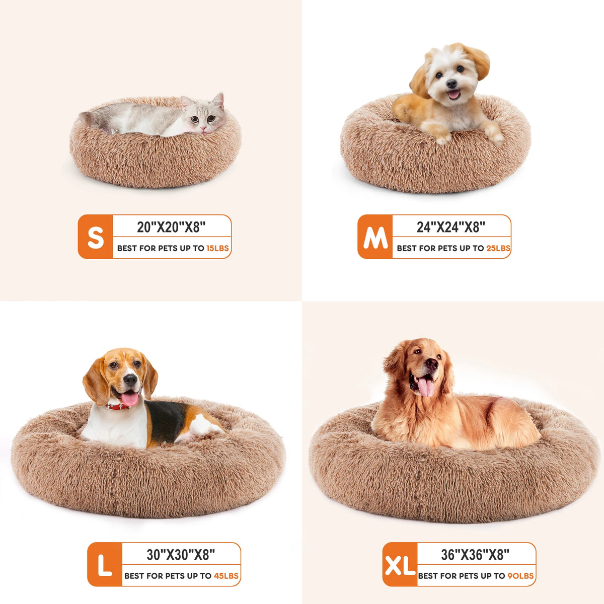 Cozy Nest Plush Pet Bed