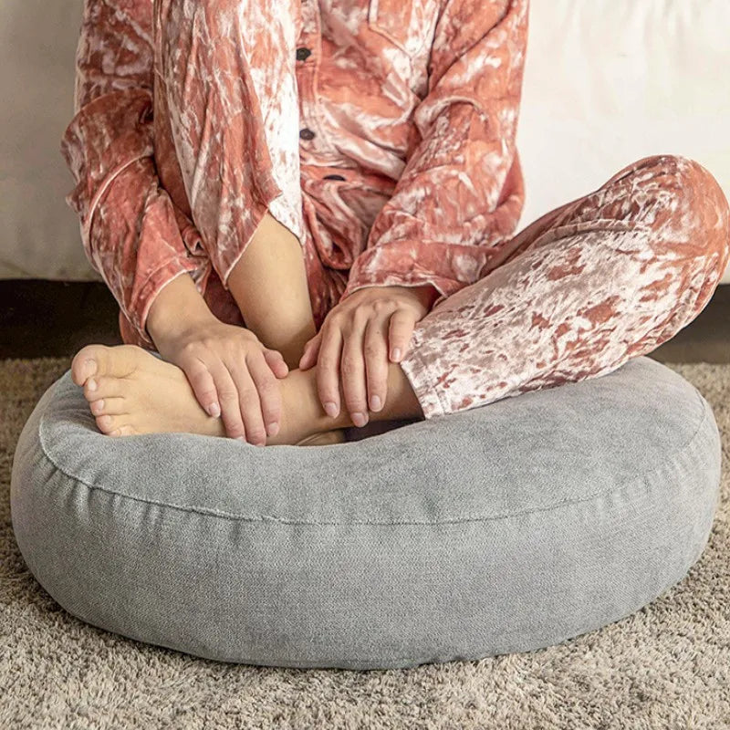 Soft Landing Round Floor Pillow
