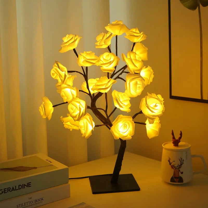 Rose Glow Tree Lamp