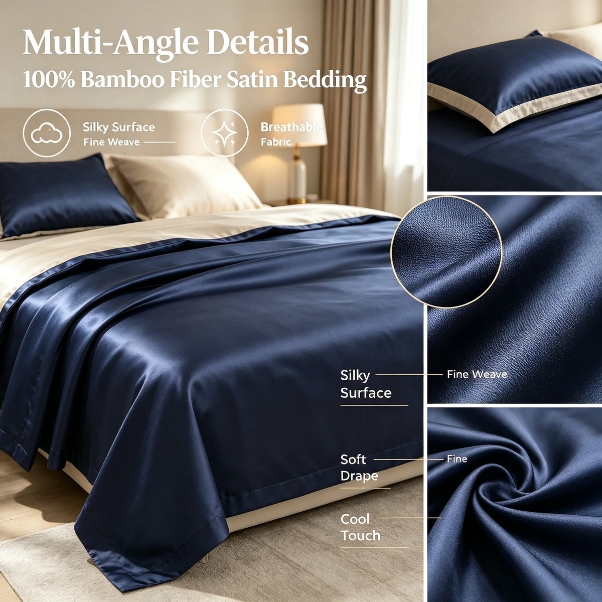 Bamboo-Soft Cooling Sheet Set