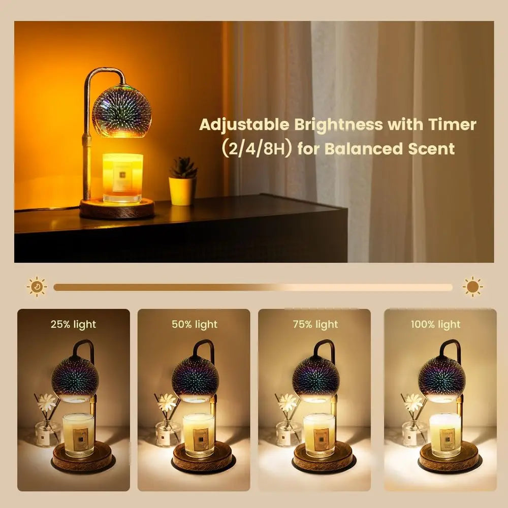 Vintage Glow Candle Warmer Lamp