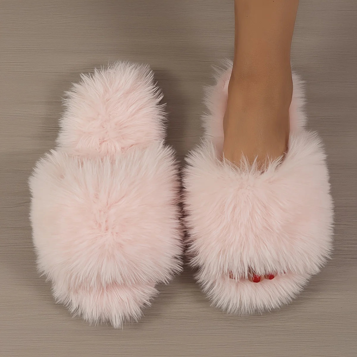 Cozy Cloud Plush House Slippers