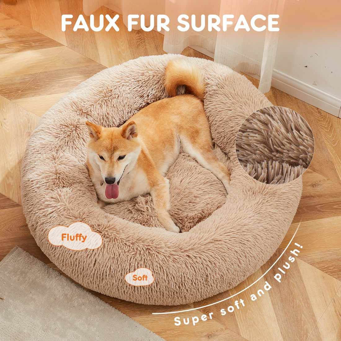 Cozy Nest Plush Pet Bed