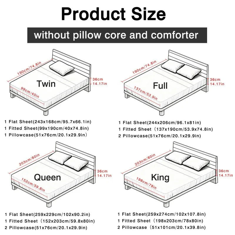 Cool-Down Silky Bedding Set