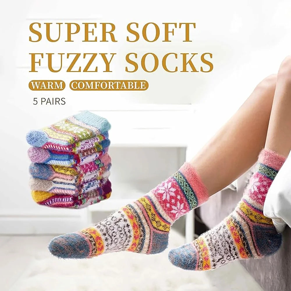 Cozy Cloud Socks — 5-Pair Set