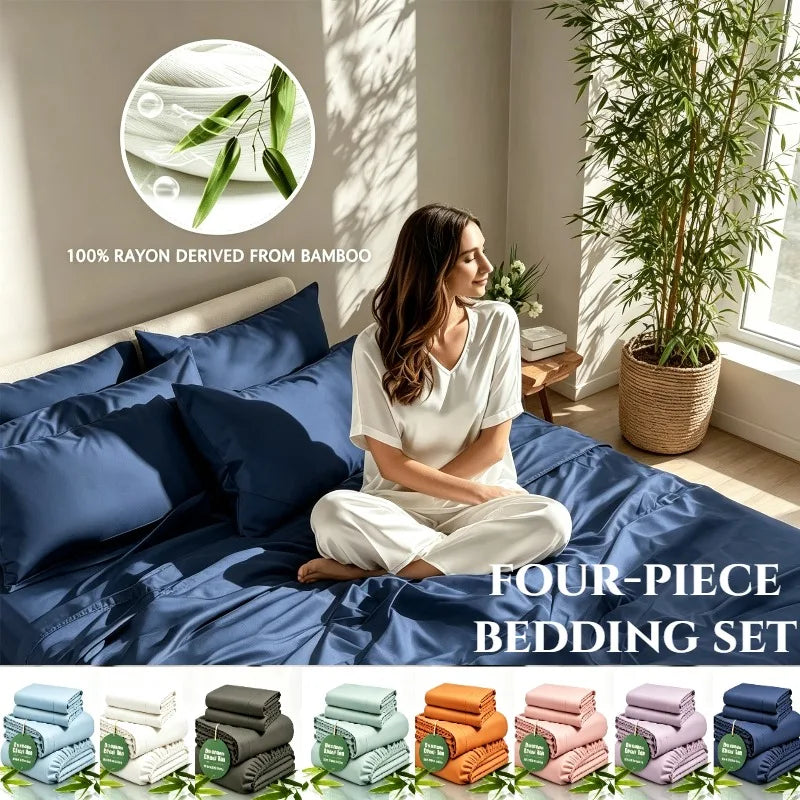Cool-Down Silky Bedding Set