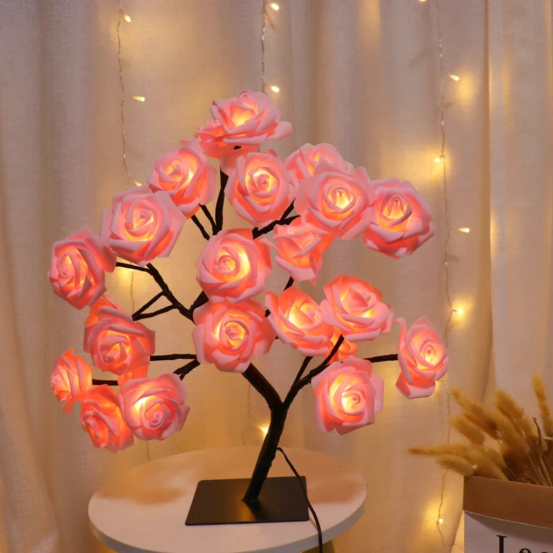 Rose Glow Tree Lamp