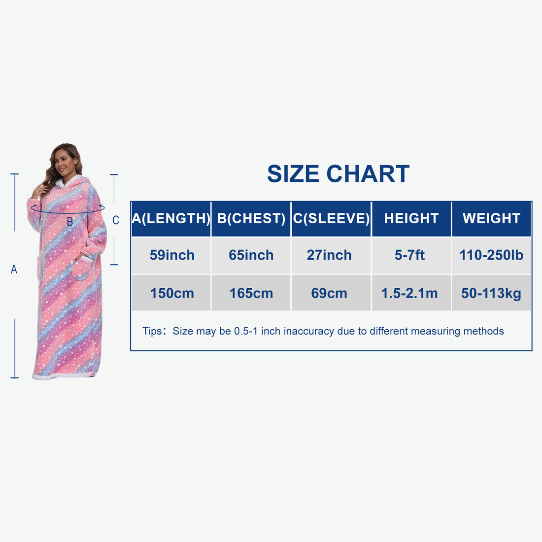 GlowCloud Oversized Sherpa Hooded Blanket